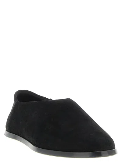 Fear Of God Suede Slip On Flat Shoes Brown In Brown