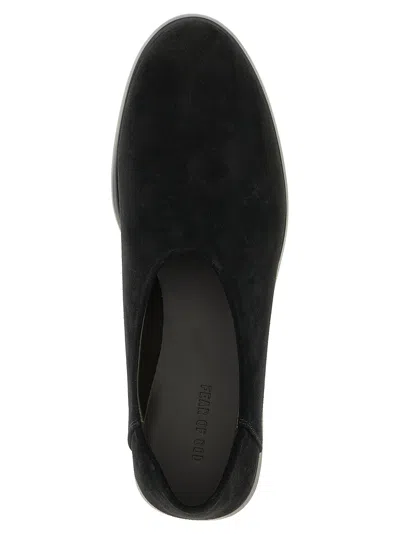 Fear Of God Suede Slip On Flat Shoes Brown In Brown