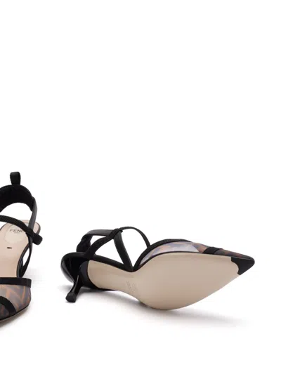 Fendi Women Colibrì Lite Slingback Pumps In Multi