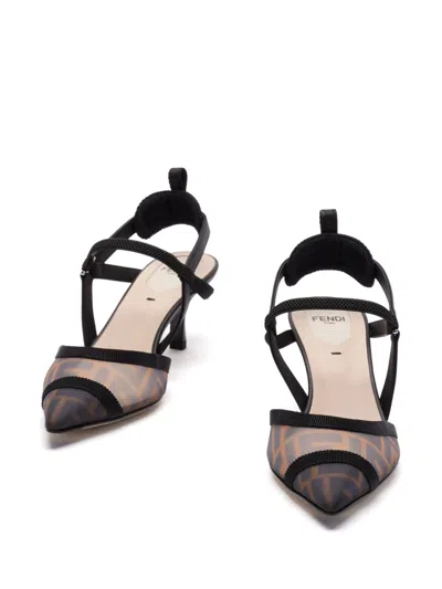 Fendi Women Colibrì Lite Slingback Pumps In Multi
