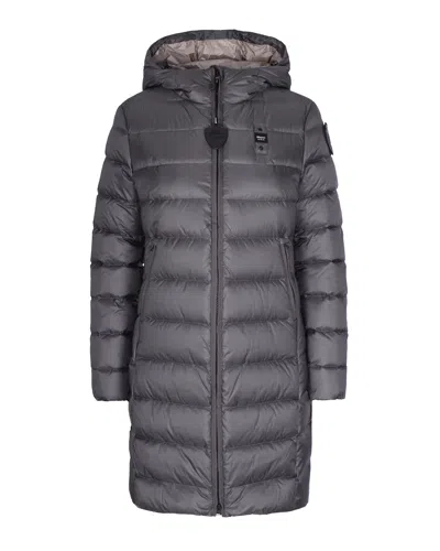 Blauer Impermeabile Agnes Grigio Antracite In Gray