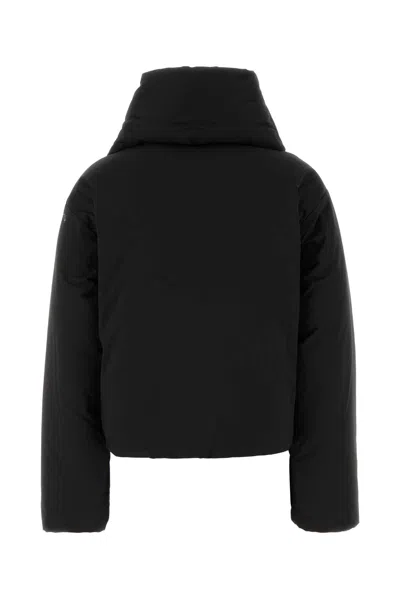 Alexander Wang Tech Fabric Down Jacket In Black