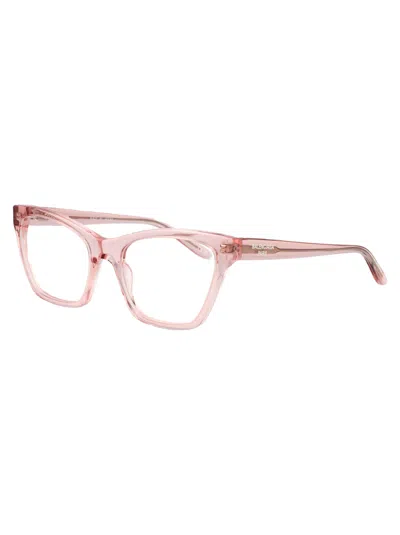 Balenciaga Pink-pink-transparent Recycled Acetate Glasses In Pink