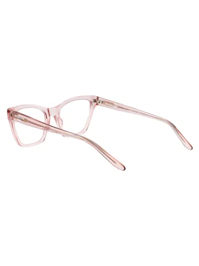 Balenciaga Pink-pink-transparent Recycled Acetate Glasses In Pink