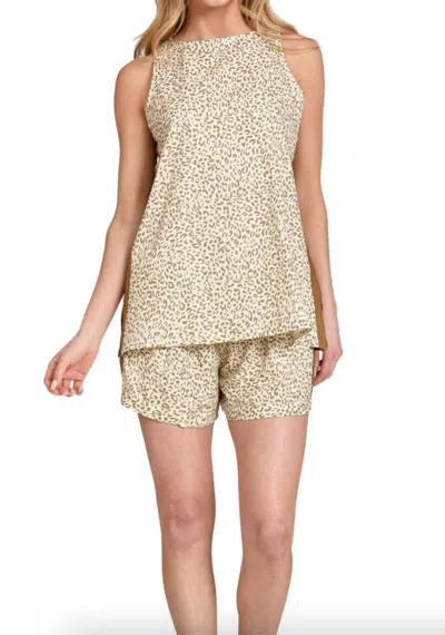 Taylor Tillman Mila Top In Spotted Sahari In Multi