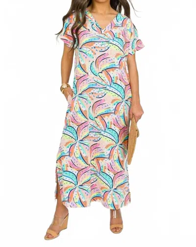 Michelle Mcdowell Laurie Maxi Dress In Going Bananas In Animal Print