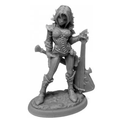 Reaper Miniatures Legends Astrid Female Bard Miniatures In Gray