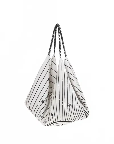 Me369 Women's Mika Zodiac Shoulder Bag In White In White