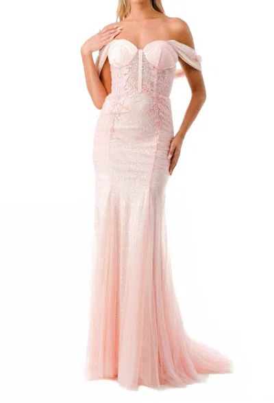 Trevi Collection Blush Formal In Pink In Pink