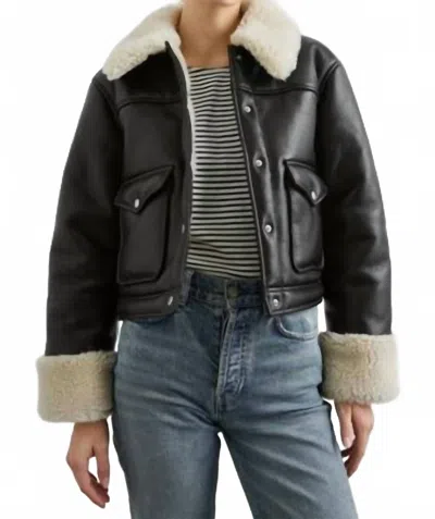 Rails Imani Cropped Jacket In Black Ivory In Black