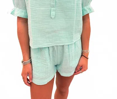 Starkx Becca Top In Aqua In Blue