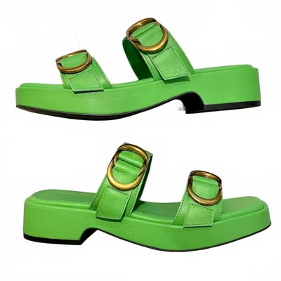 Intentionally Blank Women's Orion Sandal In Verde In Green