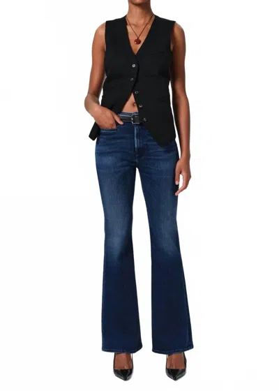 Citizen Of Humanity Lilah Flare Welt Pocket Pants In Marvita In Blue