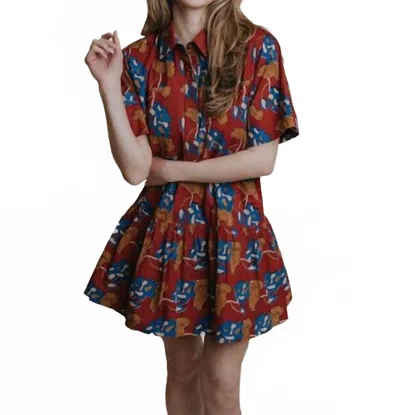 Laroque Lola Mini Dress In Batik In Multi