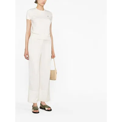 Polo Ralph Lauren Tory Burch Black Lamb Leather Bags In White