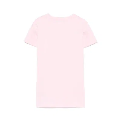 Balmain Kids Logo Print T-shirt Dress In Pink