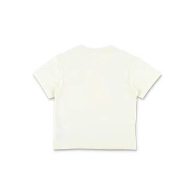 Palm Angels Kids Bear Angel Cotton T-shirt In Multi