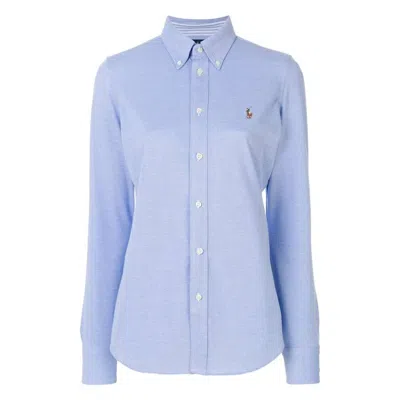 Polo Ralph Lauren Logo Embroidered Oxford Shirt In Animal Print