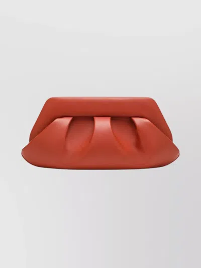 Themoirè Pleated Structured Clutch Bag In Pattern
