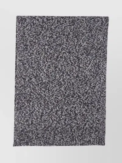 Studio Nicholson Rectangular Knit Scarf In Soft Fabric In Blue