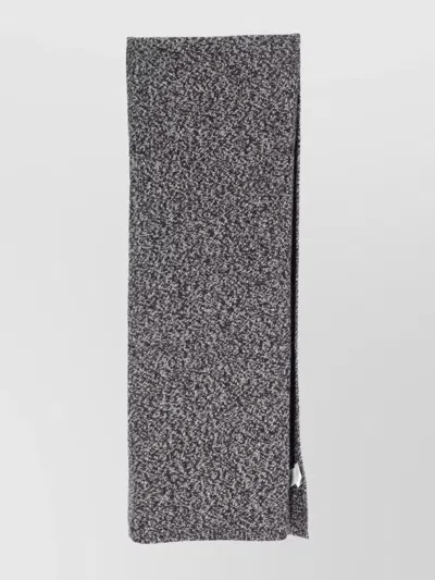 Studio Nicholson Rectangular Knit Scarf In Soft Fabric In Blue