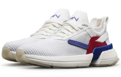 Skechers (wmns)  Split Running Shoes White/blue/red In Animal Print