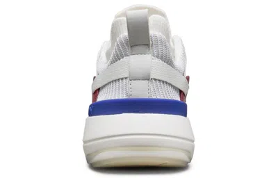 Skechers (wmns)  Split Running Shoes White/blue/red In Animal Print