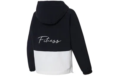 Li-ning Gym Series Loose Sports Hooded Jacket 'black' In Multi