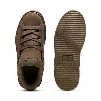 Puma (gs)  X Fenty Creeper Phatty 'earth Tone Pack - Totally Taupe' In Brown
