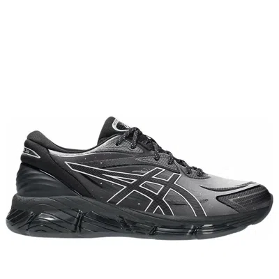 Asics Sporty Black Sneakers With Cushioned Sole In Multi