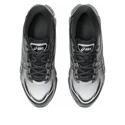 Asics Sporty Black Sneakers With Cushioned Sole In Multi