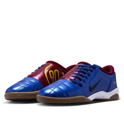 Nike X Fc Barcelona Total 90 Low-top Sneakers In Blue