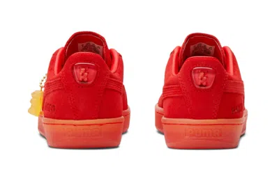 Puma (gs)  Haribo X Suede 'poppy Red' In Animal Print