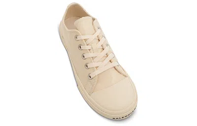 Balenciaga (wmns)  Paris Low Top Sneakers 'white Cotton And White Rubber' In Multi