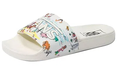 Vans Kide Slide-on White Slippers