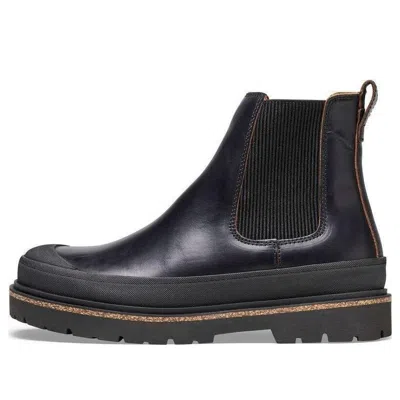 Birkenstock Women's Highwood Chelsea Boot In Black Leather In Black