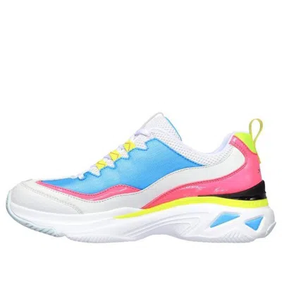 Skechers (wmns)  Energy Racer Low-top Running Shoes White/blue In Multi