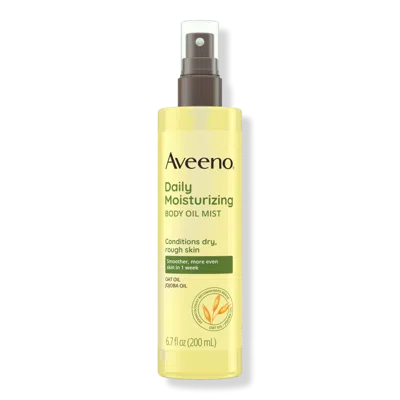 Aveeno Daily Moisturizing Body Oil Mist In Yellow