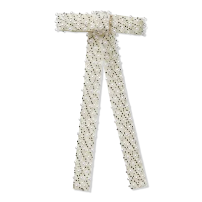 Scünci Jeweled Bow Barrette