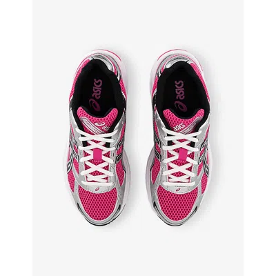 Asics Womens Pink Glo Pure Silver Gel 1130 Woven Trainers In Multi