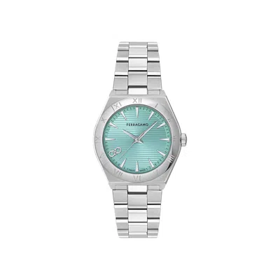 Pre-owned Ferragamo Vega Upper East Bracelet Watch 'stainless Steel' | Silver | Women's Size Onesize