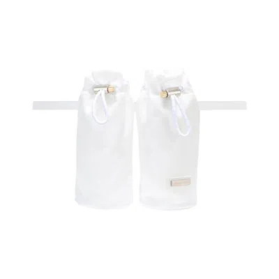 Pre-owned Ferragamo Double Bottle Belt Bag 'white' | Women's Size Onesize