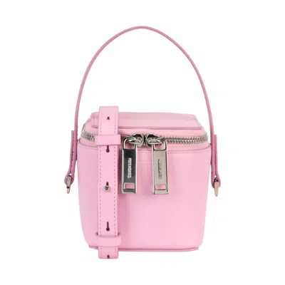 Pre-owned Ferragamo Micro Zip Around Shoulder Bag 'pink' | Women's Size Onesize