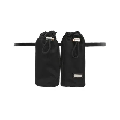 Pre-owned Ferragamo Double Bottle Belt Bag 'black' | Women's Size Onesize