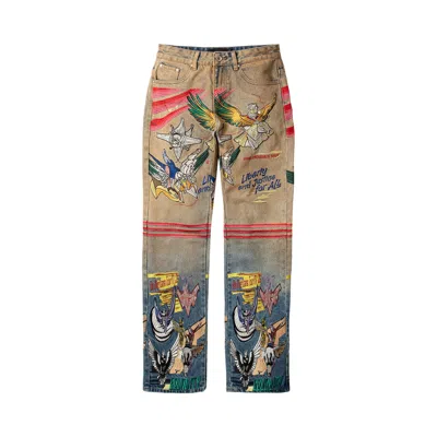 Pre-owned Who Decides War Liberty Denim 'tan Denim' | Men's Size 34 In Brown