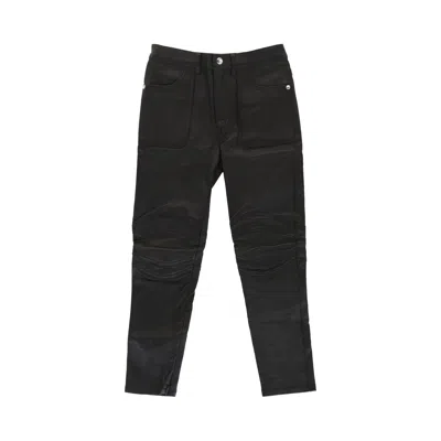 Pre-owned Gucci Leather Slim Leg Pants 'black' | Kid's Size 6