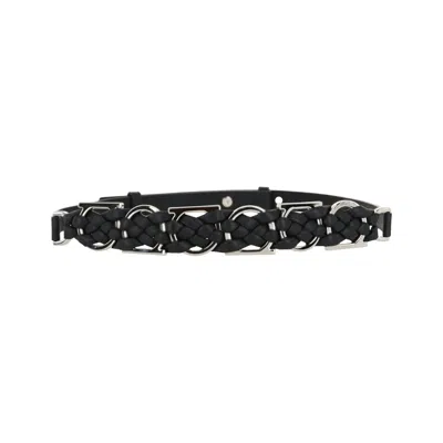Pre-owned Ferragamo Braided Gancini Belt 'black' | Men's Size 95