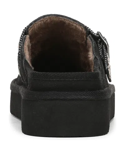 Blowfish Malibu Women's Monday Round Toe Platform Mules In Black