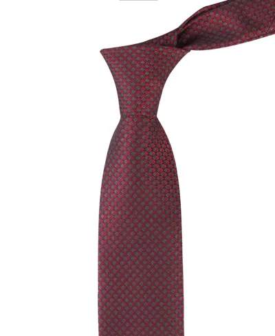 Calvin Klein Men's Logan Geometric Tie In Red