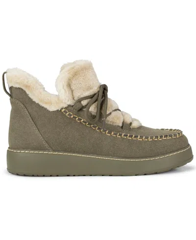 Baretraps Women's Faelyn Moc Toe Booties In Green